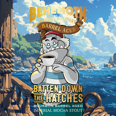 Behemoth 'Batten Down the Hatches' – Bourbon Barrel Aged Imperial Mocha Stout
