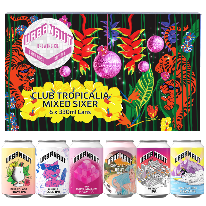Urbanaut 'Club Tropicalia' – Mixed 6-Packs