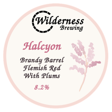 Wilderness Brewing 'Halcyon' - Brandy Barrel Flemish Red with Plums