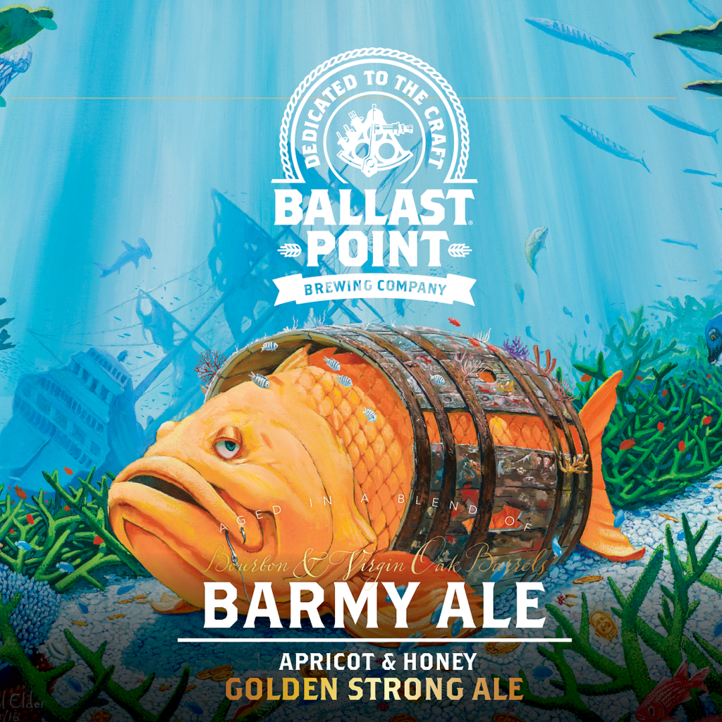 Ballast Point 'Barmy Ale' - Apricot and Honey Golden Strong Ale