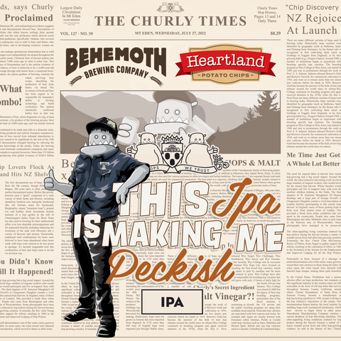 Behemoth 'This IPA is Making Me Peckish' - IPA