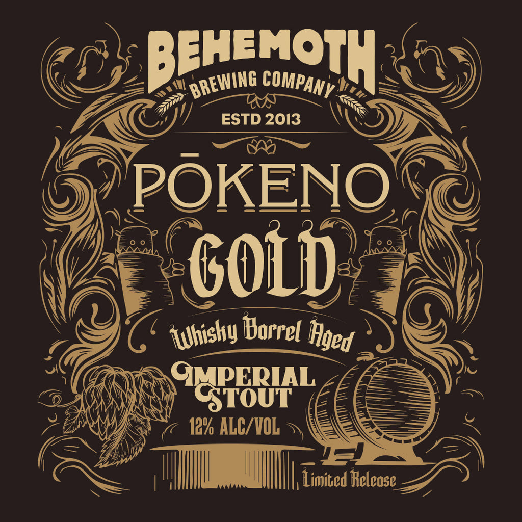 Behemoth 'Pokeno Gold' - Whisky Barrel Aged Imperial Stout
